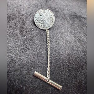 Vintage USA Eagle Scout Dad Tie Tack Chain Bar Boy Scouts BSA